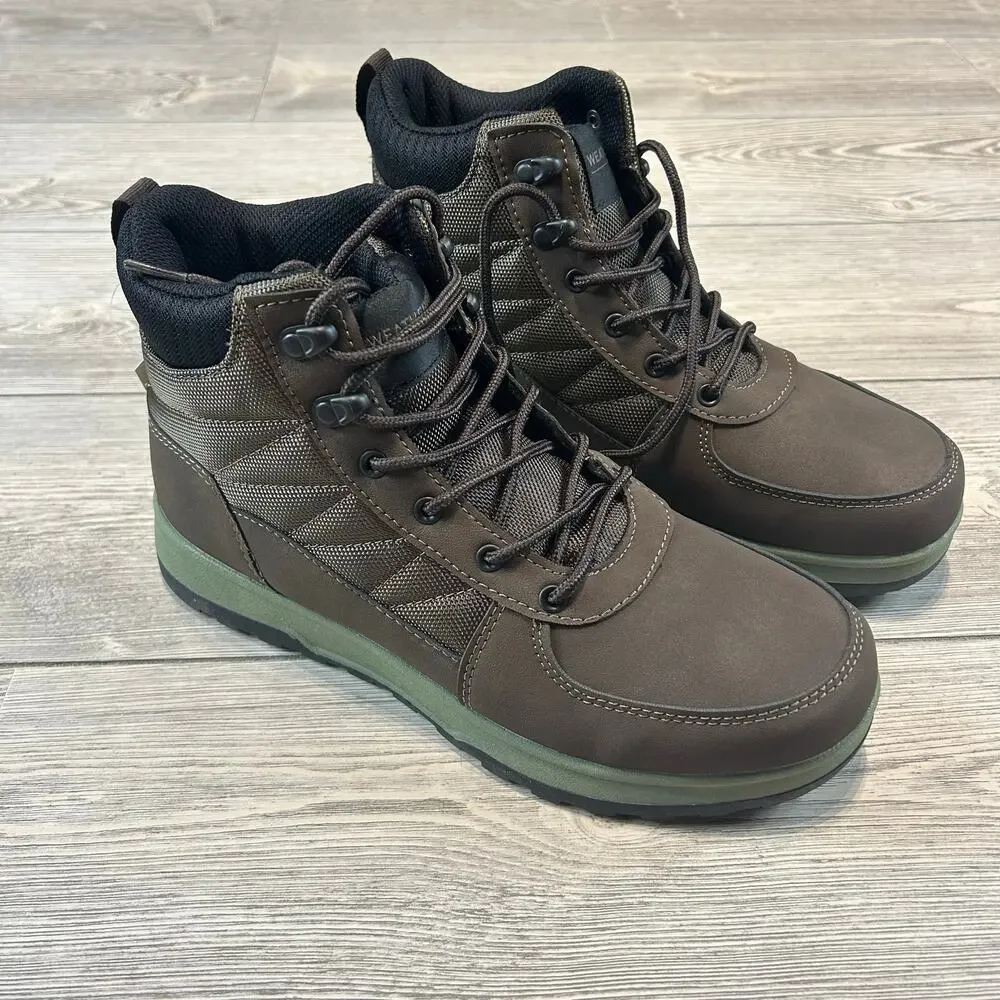 Weatherproof Stoll Cold Brown Boots Insulated Waterproof NIB Size 9
